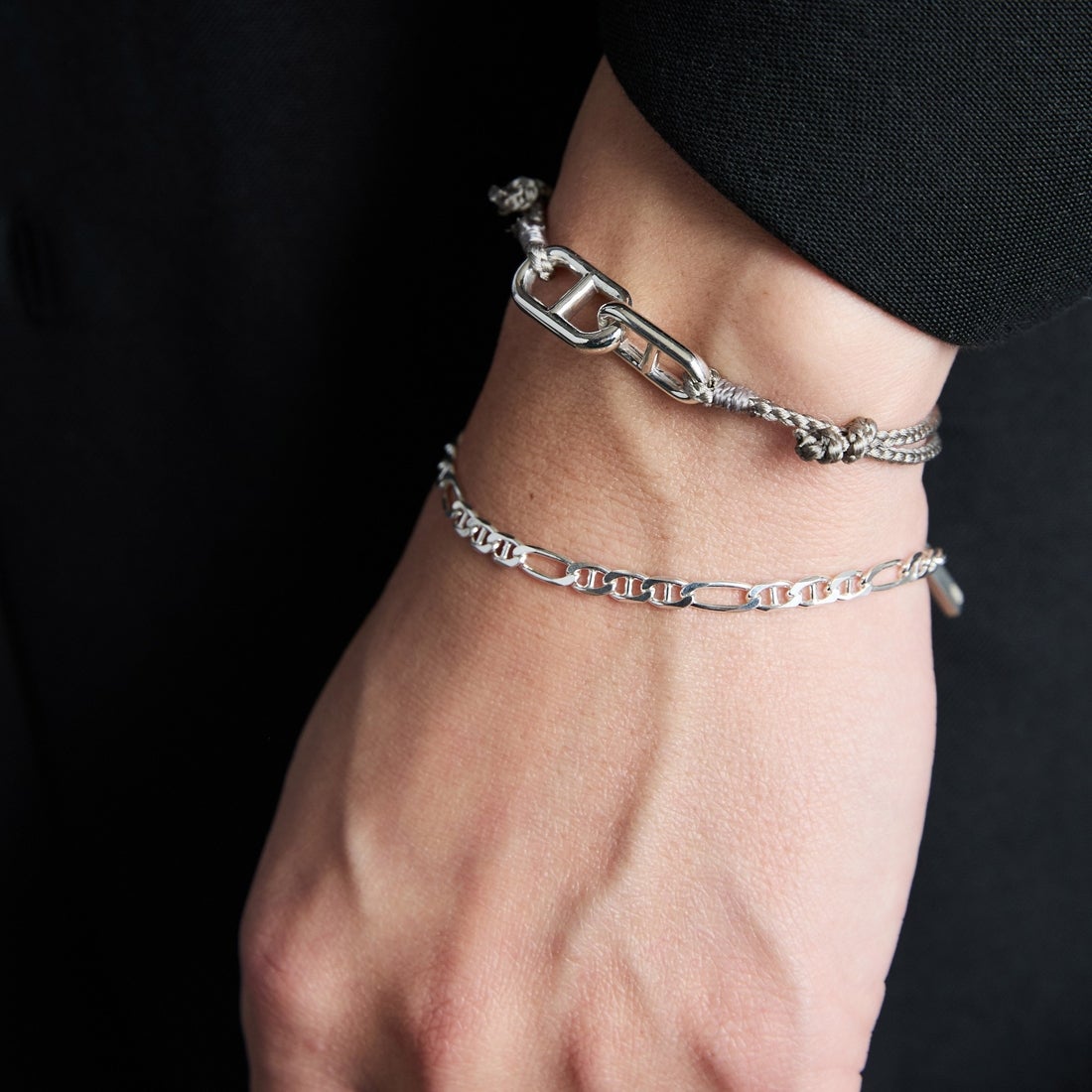 XOLO JEWELRY [ショロジュエリー] フィガログッチリンクブレスレット [XOB126-19] SILVER