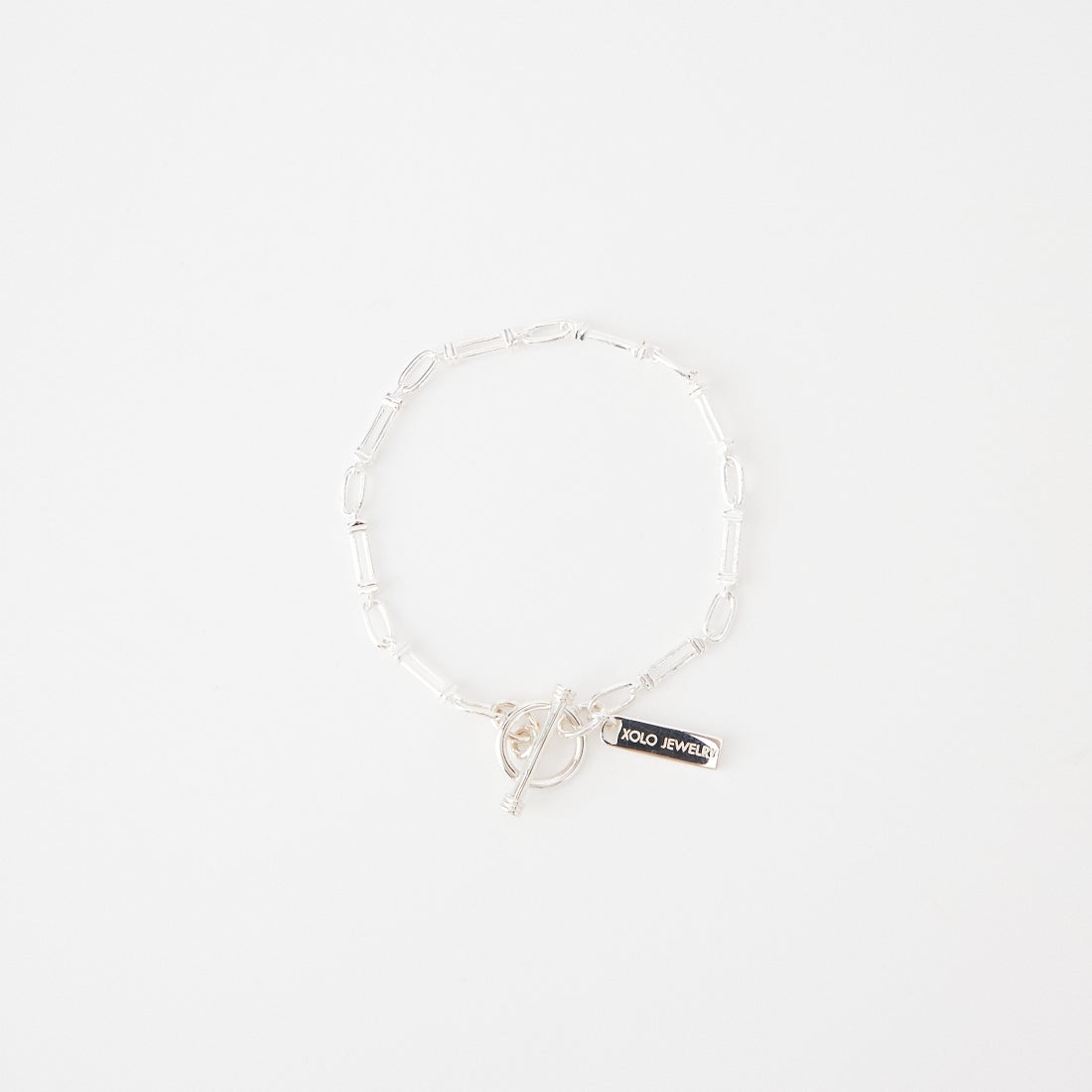 XOLO JEWELRY [ショロジュエリー] ランタンリンクブレスレット [XOB119-19] SILVER