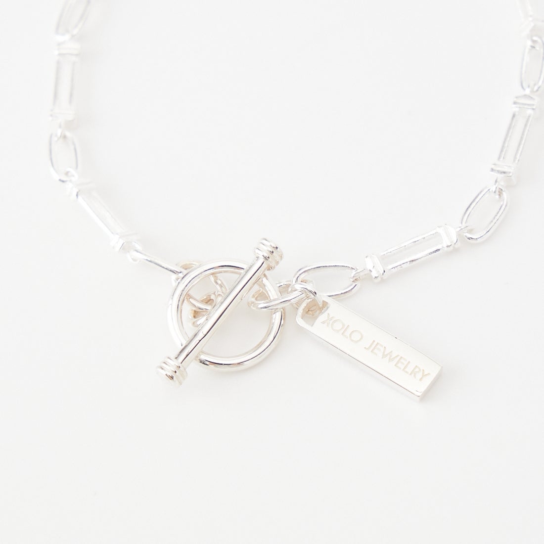 XOLO JEWELRY [ショロジュエリー] ランタンリンクブレスレット [XOB119-19] SILVER