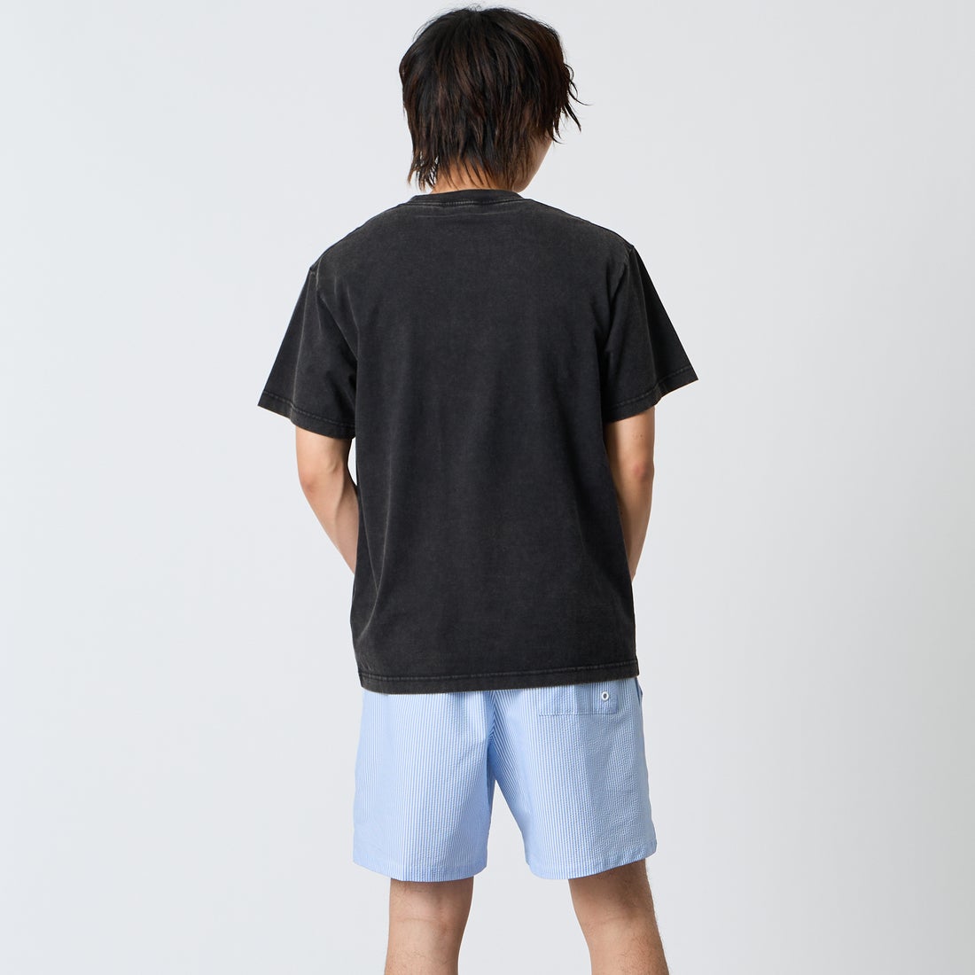 XLARGE [エクストララージ] OG ショートスリーブポケットTシャツ [101262011034] BLACK &&モデル身長：177cm 着用サイズ：M&&