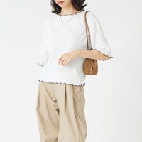 120 ﾎﾜｲﾄ&&モデル身長：162cm 着用サイズ：F&&