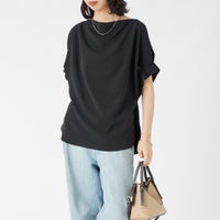 03 ﾌﾞﾗｯｸ&&モデル身長：162cm 着用サイズ：F&&