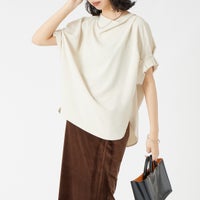 02 ｵﾌﾎﾜｲﾄ&&モデル身長：162cm 着用サイズ：F&&