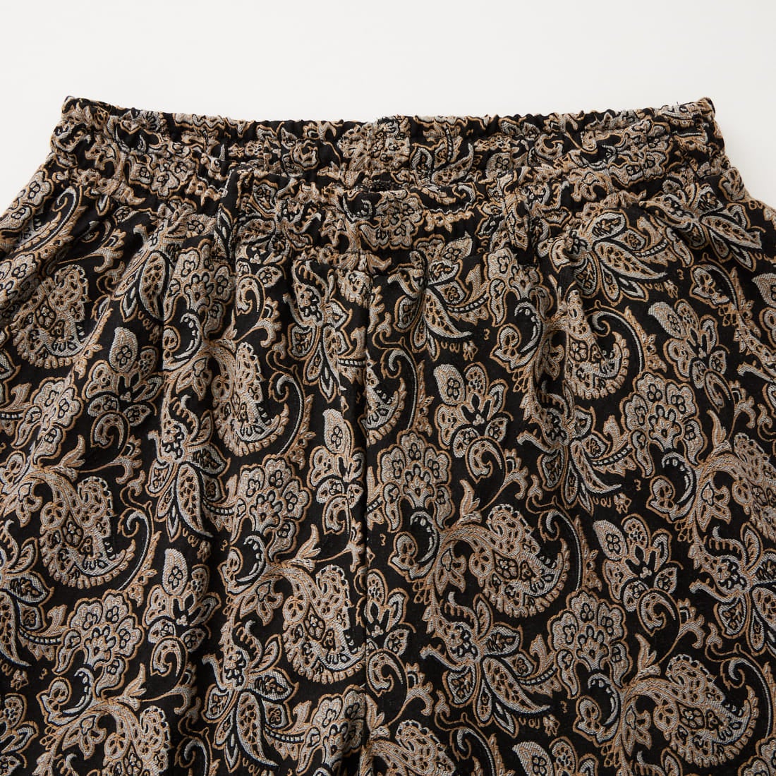 Jeans Factory Clothes [ジーンズファクトリークローズ] ペイズリージャカードイージーパンツ [AK262141] BLACK