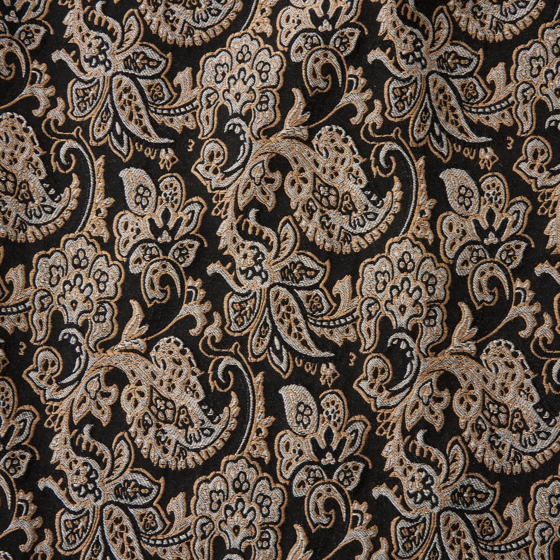 Jeans Factory Clothes [ジーンズファクトリークローズ] ペイズリージャカードイージーパンツ [AK262141] BLACK