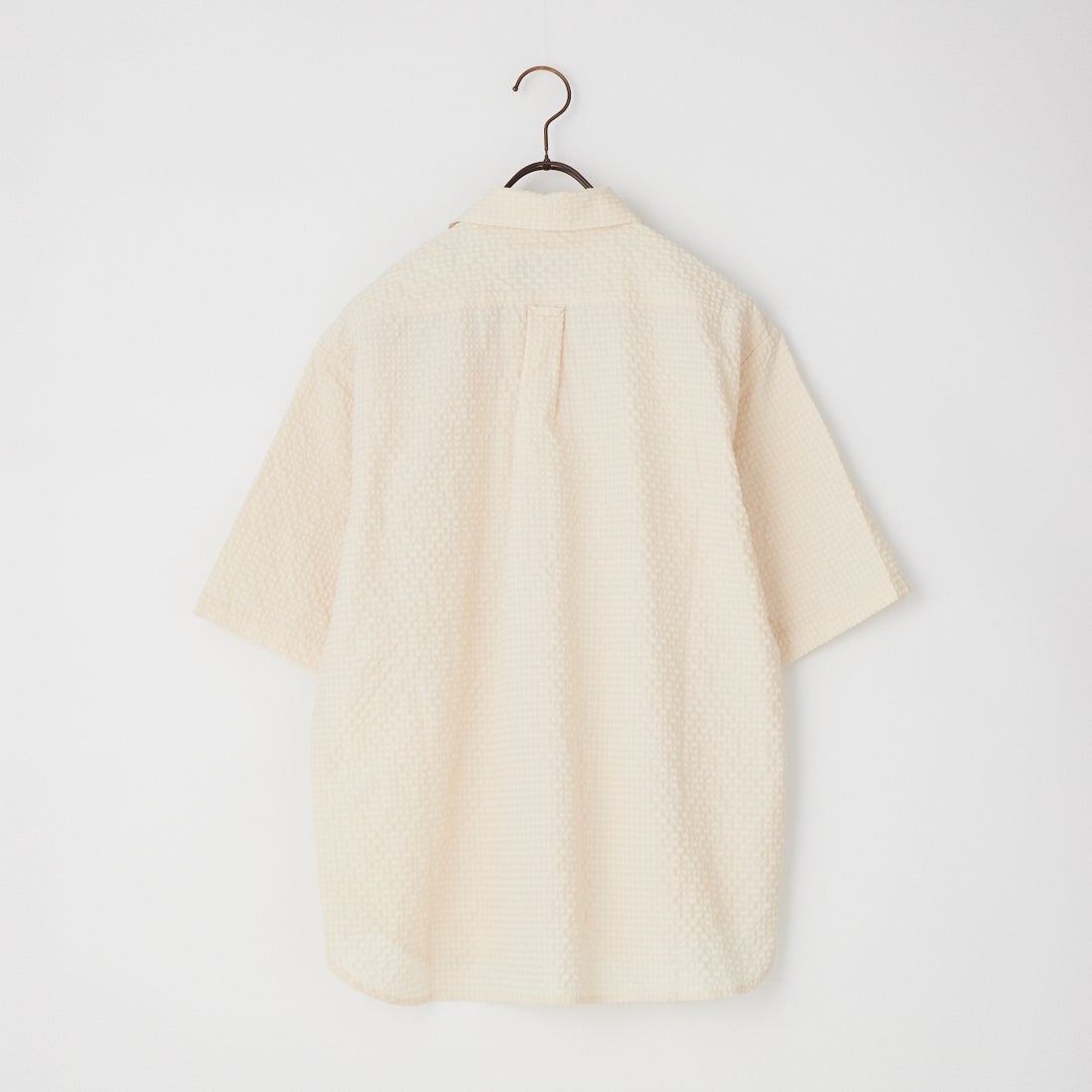 Jeans Factory Clothes [ジーンズファクトリークローズ] テックドビーメッシュ半袖ワンナップカラーシャツ [EPC-63105] 1 ｱｲﾎﾞﾘｰ