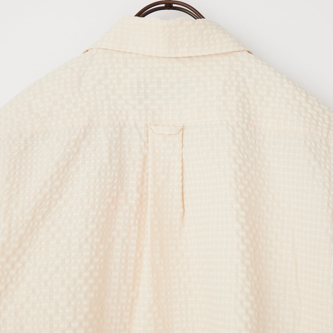 Jeans Factory Clothes [ジーンズファクトリークローズ] テックドビーメッシュ半袖ワンナップカラーシャツ [EPC-63105] 1 ｱｲﾎﾞﾘｰ
