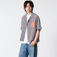 520 BLUE&&モデル身長：177cm 着用サイズ：M&&