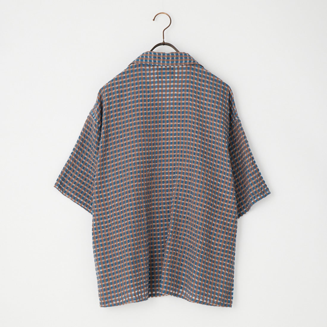 Jeans Factory Clothes [ジーンズファクトリークローズ] シアードビーオープンカラーシャツ [BFP616] 520 BLUE