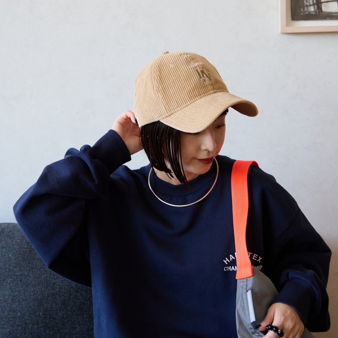 NEW ERA [ニューエラ] 別注 9TWENTY コーデュロイキャップ ロサンゼルス・ドジャース [15401140-JF] BEIGE