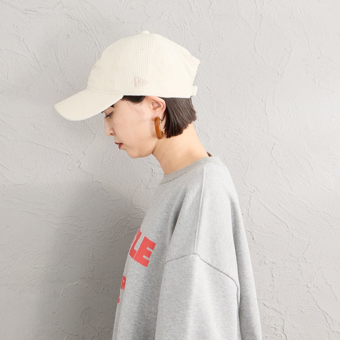 NEW ERA [ニューエラ] 別注 9TWENTY コーデュロイキャップ ニューヨーク・ヤンキース [15401139-JF] IVORY