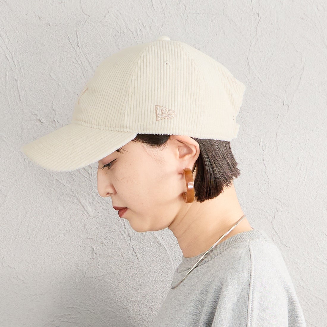 NEW ERA [ニューエラ] 別注 9TWENTY コーデュロイキャップ ニューヨーク・ヤンキース [15401139-JF] IVORY