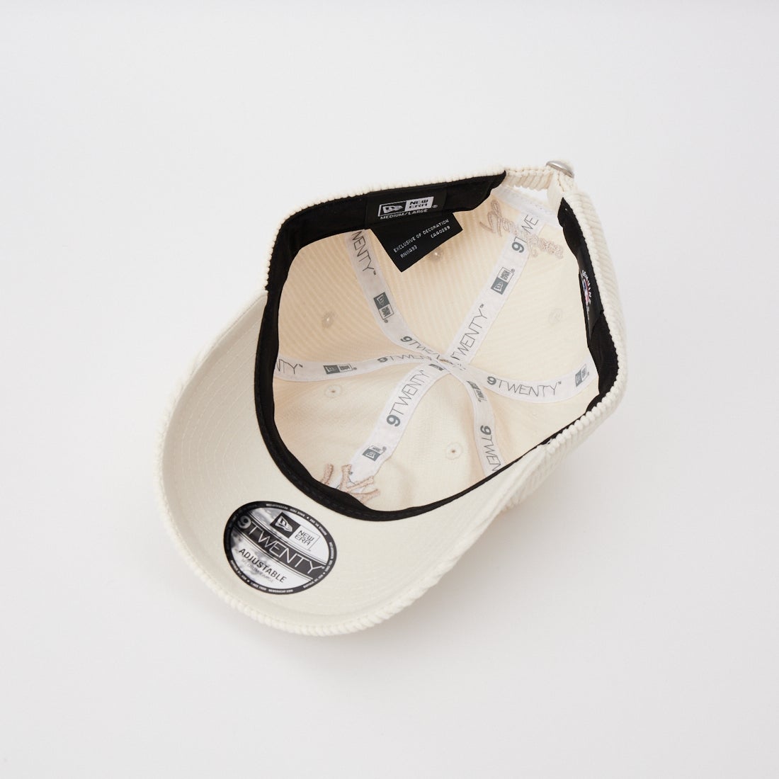 NEW ERA [ニューエラ] 別注 9TWENTY コーデュロイキャップ ニューヨーク・ヤンキース [15401139-JF] IVORY