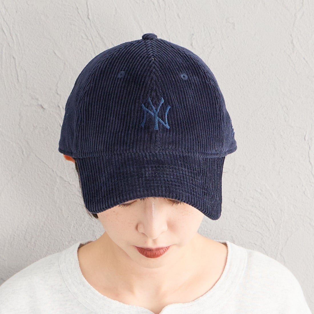 NEW ERA [ニューエラ] 別注 9TWENTY コーデュロイキャップ ニューヨーク・ヤンキース [15401138-JF] NAVY