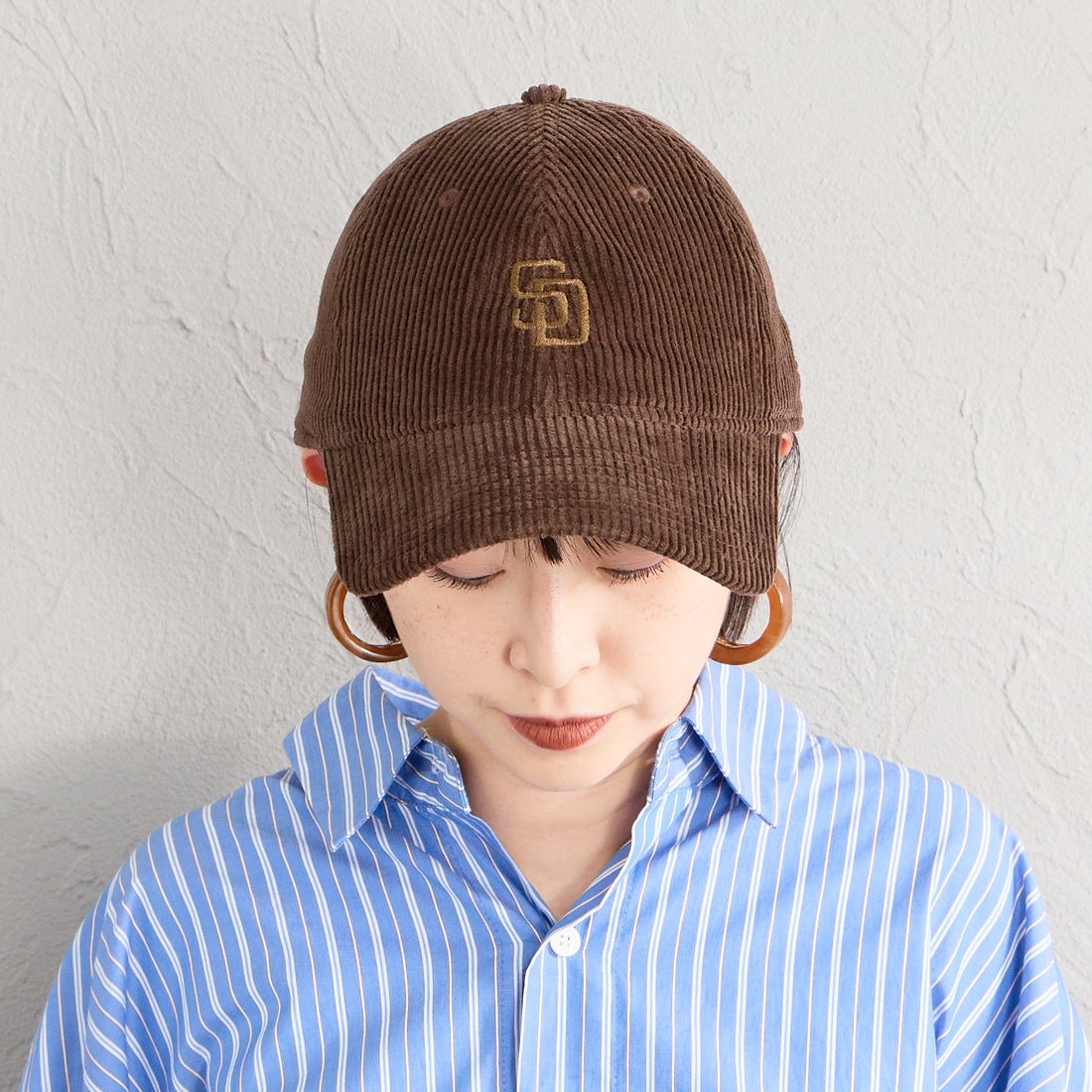 NEW ERA [ニューエラ] 別注 9TWENTY コーデュロイキャップ サンディエゴ・パドレス [15401137-JF] D.BROWN