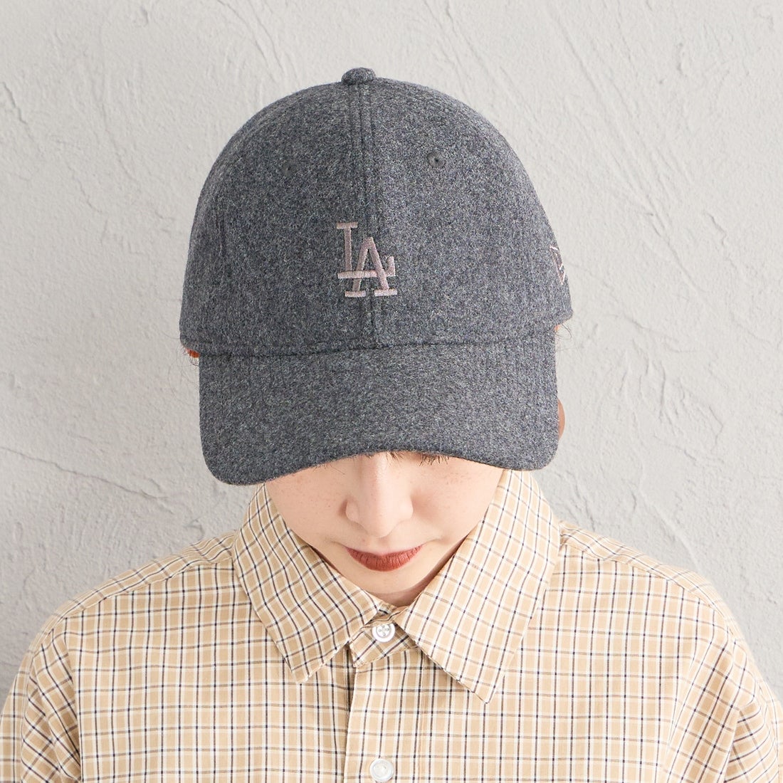 NEW ERA [ニューエラ] 別注 9TWENTY ウールキャップ ロサンゼルス・ドジャース [15401135-JF] GRAY