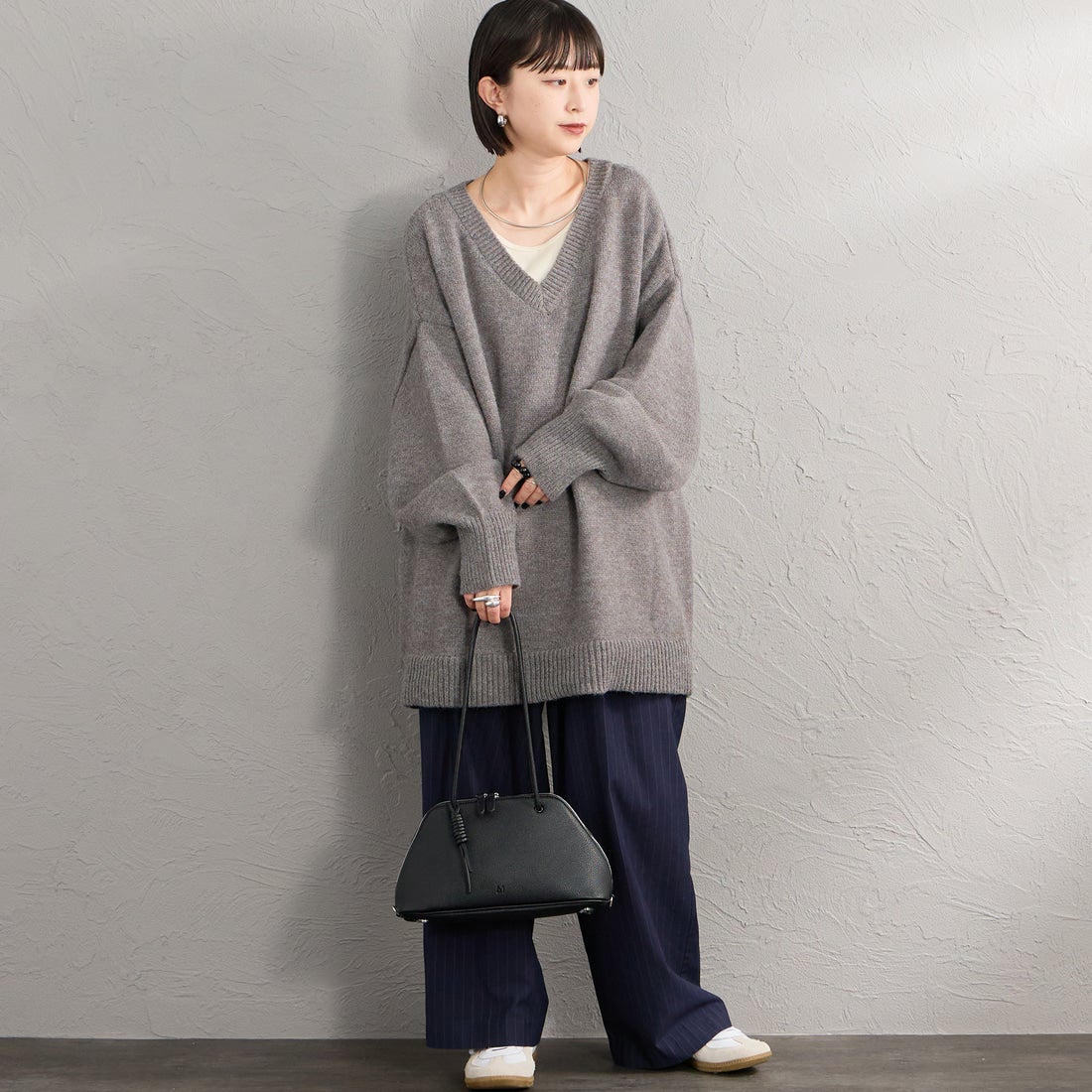 &MyuQ [アンドミューク] HACO ショルダーバッグ [MCB142] BLACK