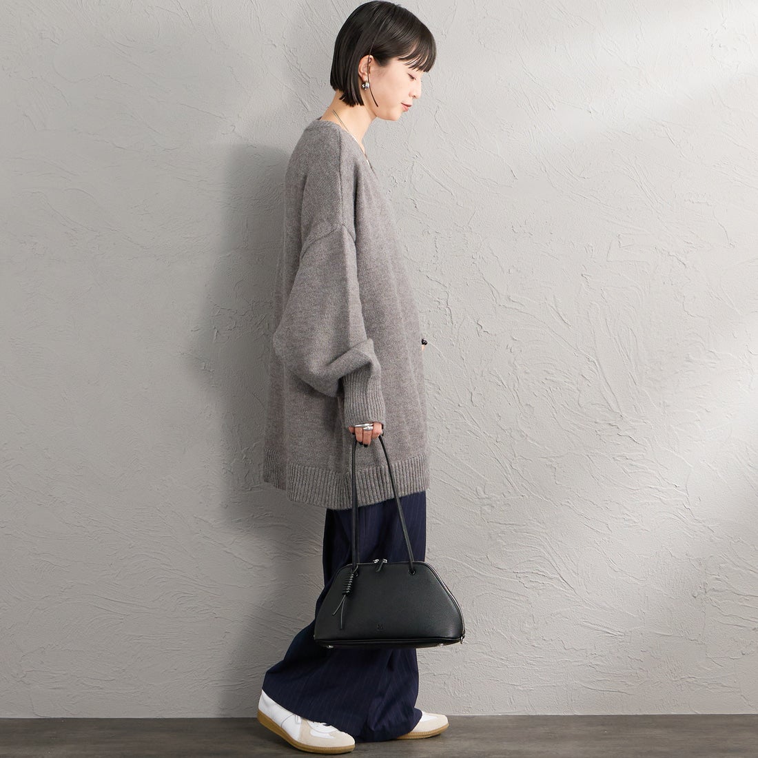 &MyuQ [アンドミューク] HACO ショルダーバッグ [MCB142] BLACK