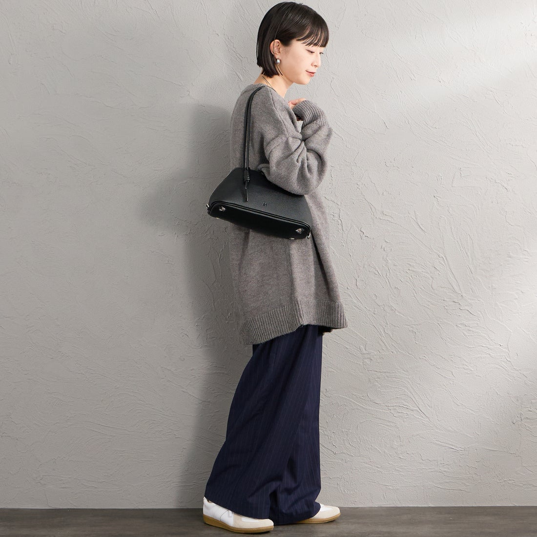 &MyuQ [アンドミューク] HACO ショルダーバッグ [MCB142] BLACK