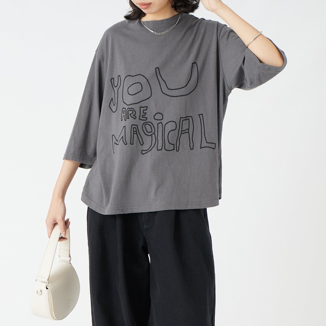 tumugu: [ツムグ] ラフィ天竺 プリントTシャツ [TC26222]｜ジーンズ