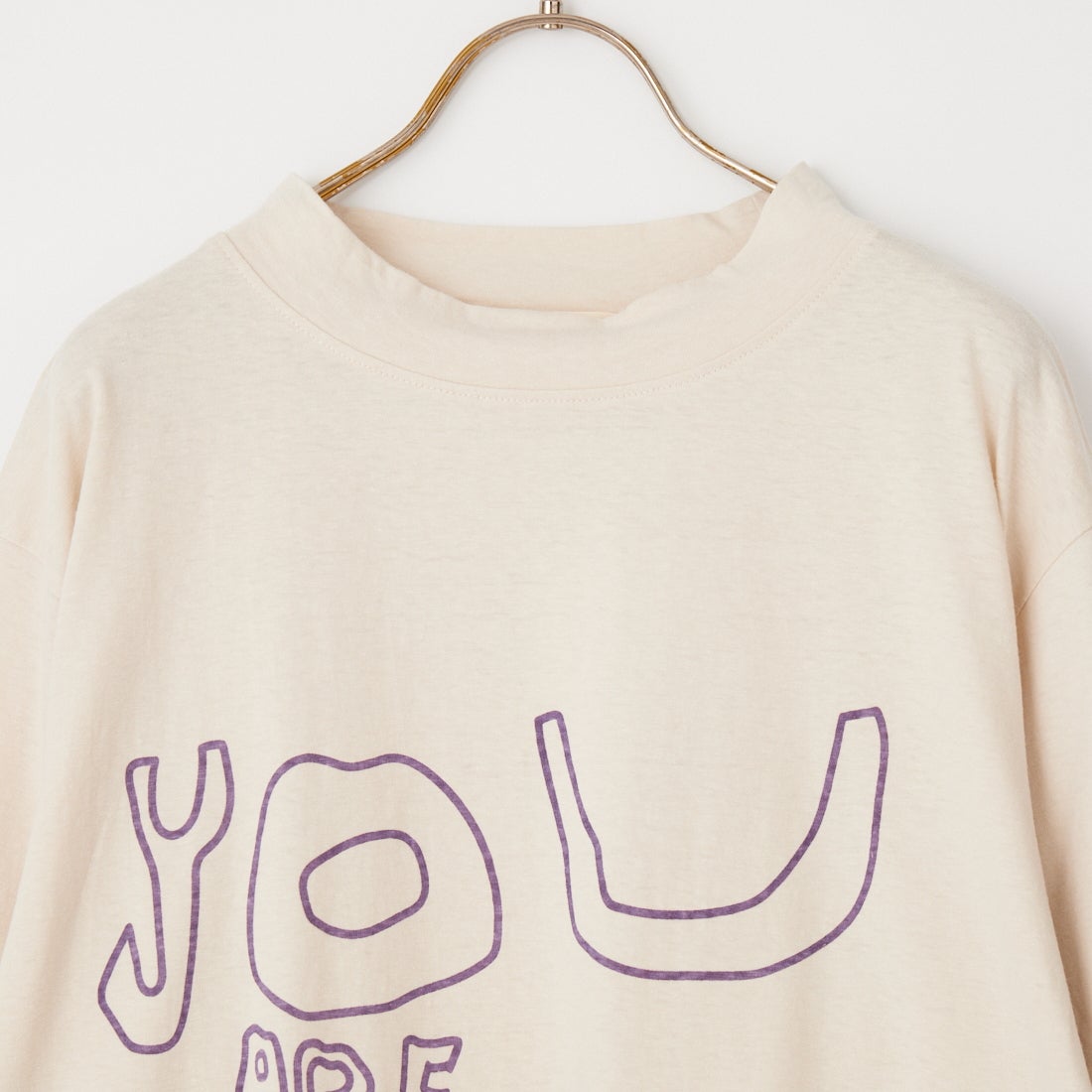 tumugu: [ツムグ] ラフィ天竺 プリントTシャツ [TC26222] 10 BEIGE