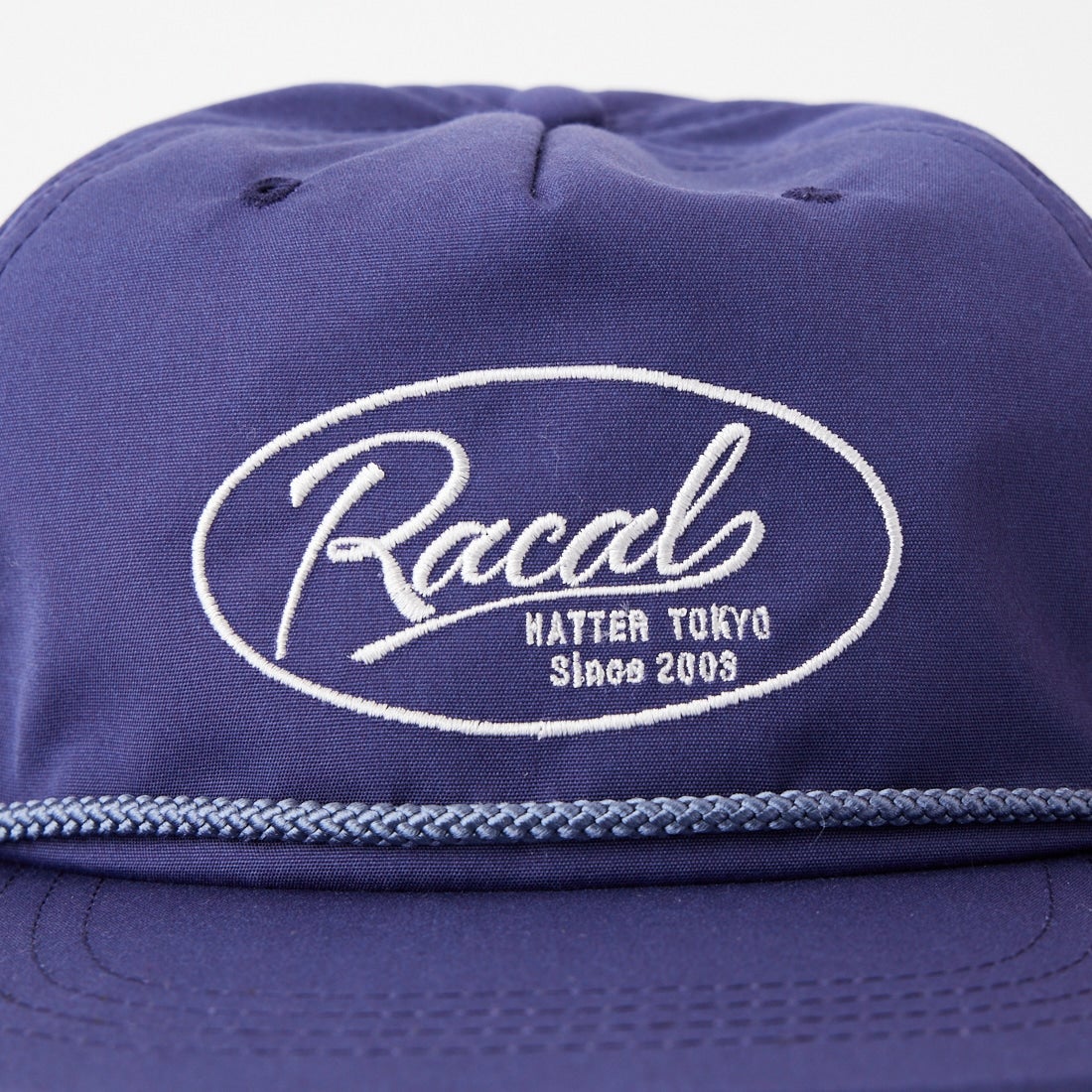 RACAL [ラカル] ロゴ刺繍アンストラクチャードキャップ [RL-26-1434] BLUE