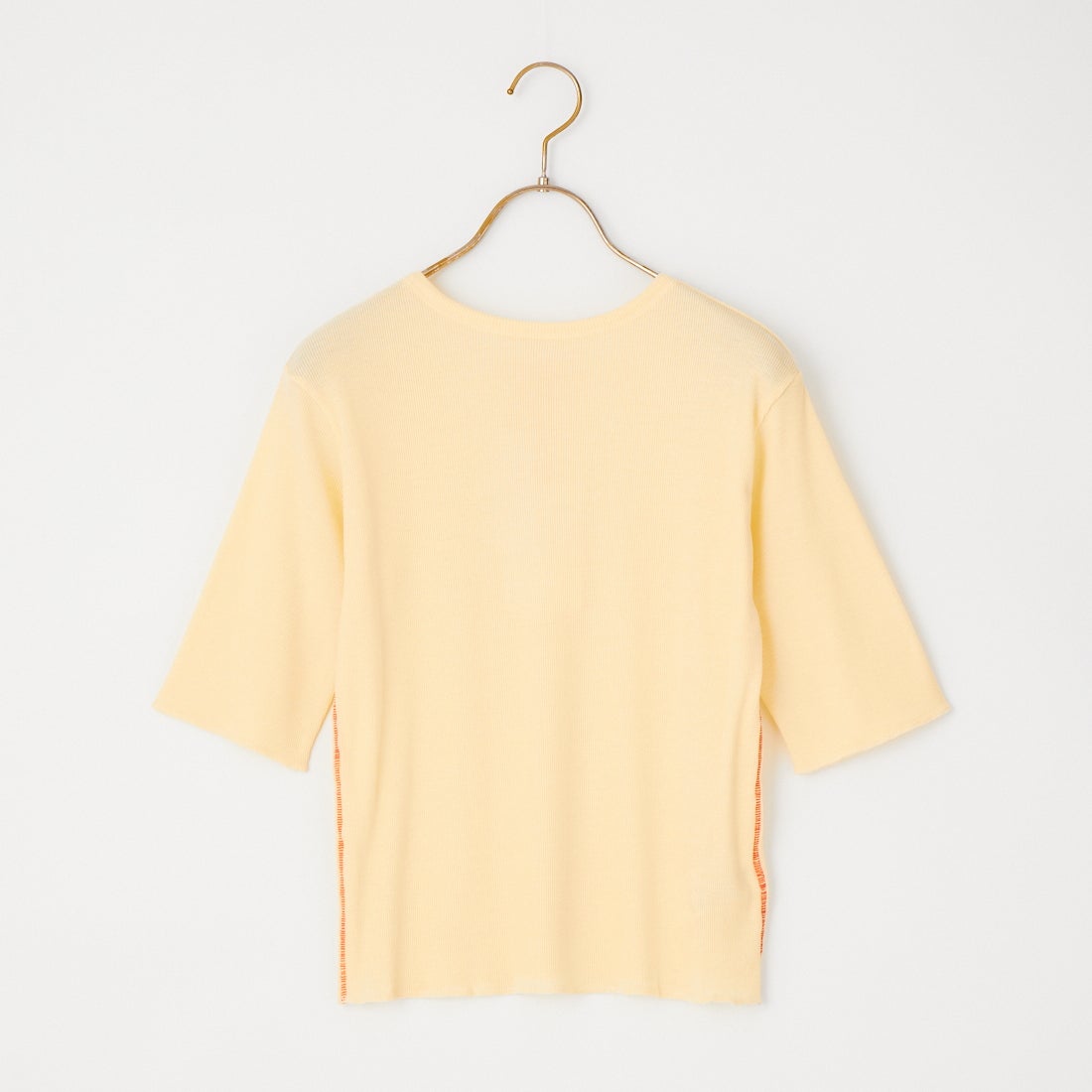 MEYAME [メヤメ] ソフトリブハーフスリーブTシャツ [MEY-2336] CREAM