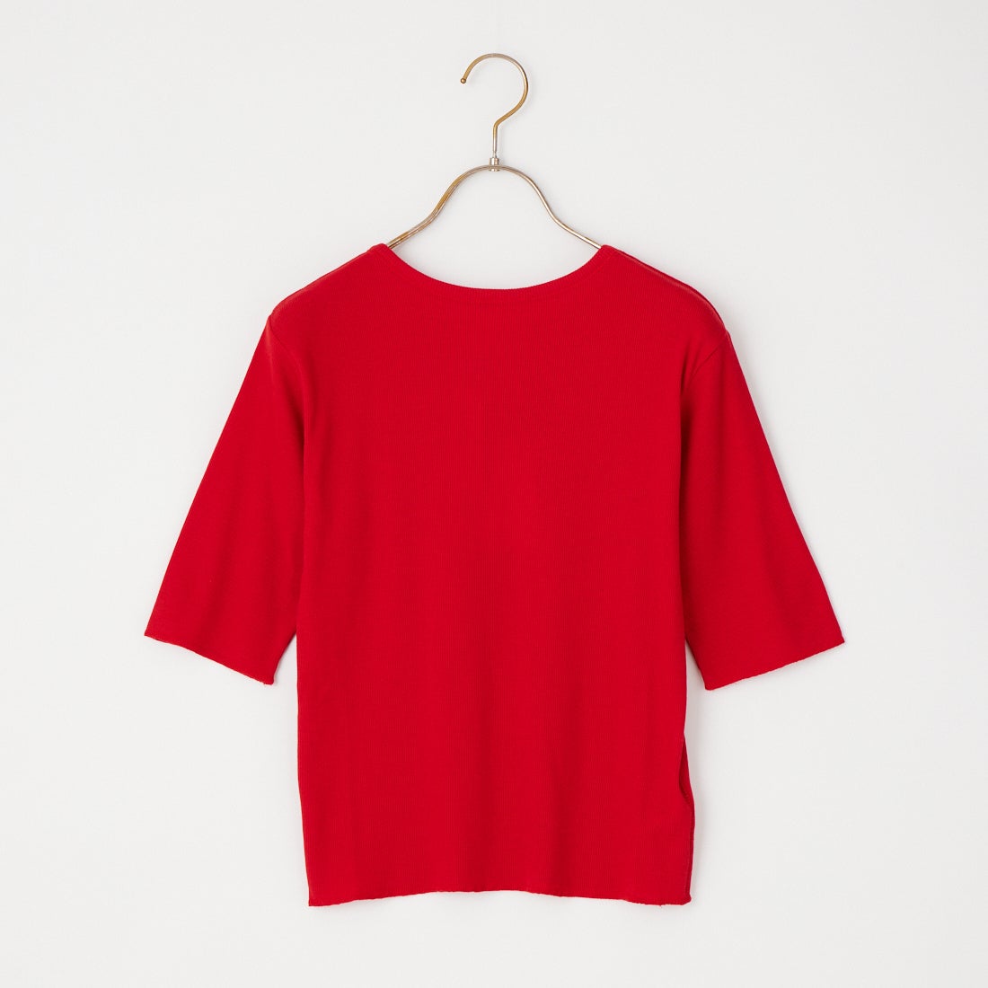 MEYAME [メヤメ] ソフトリブハーフスリーブTシャツ [MEY-2336] RED