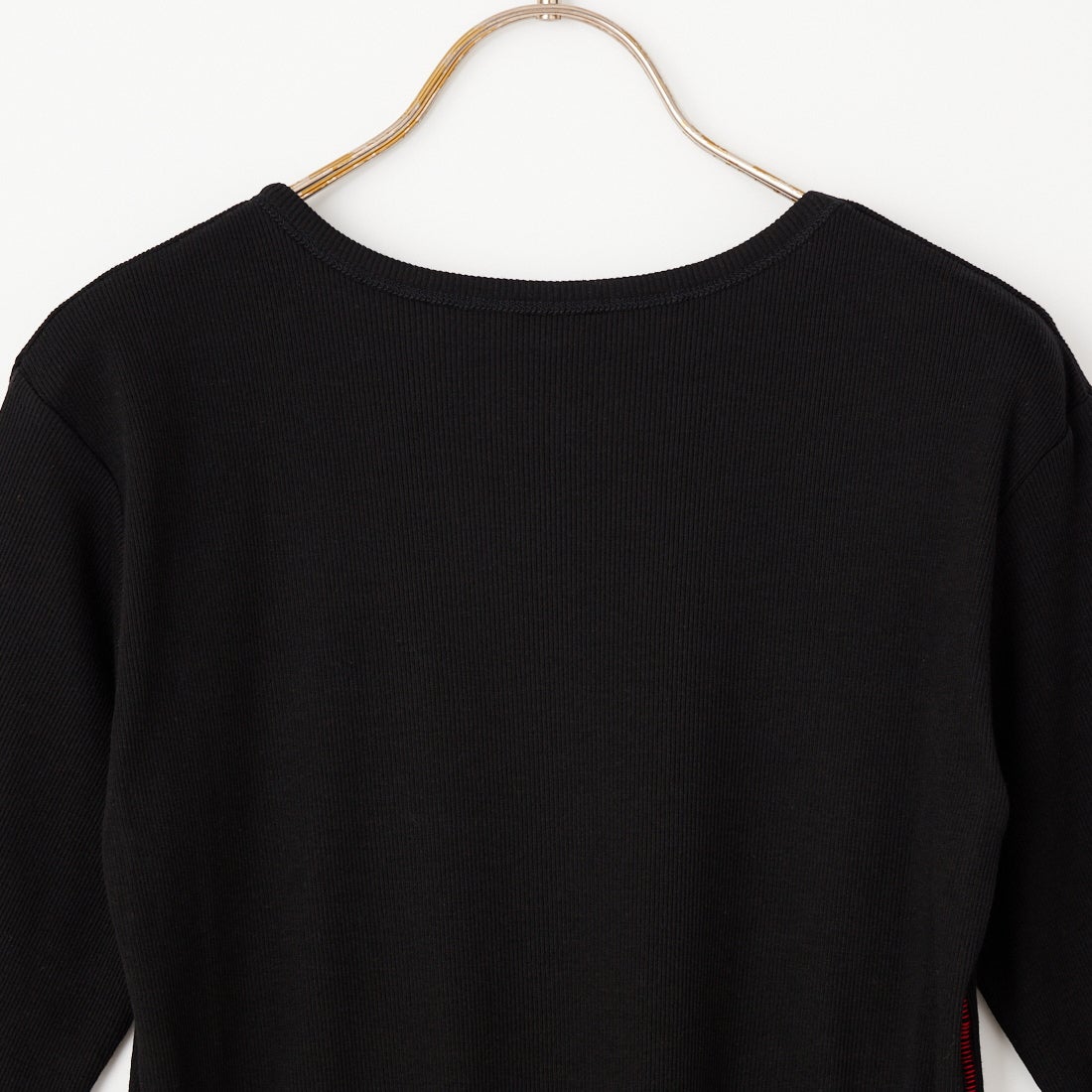 MEYAME [メヤメ] ソフトリブハーフスリーブTシャツ [MEY-2336] BLACK