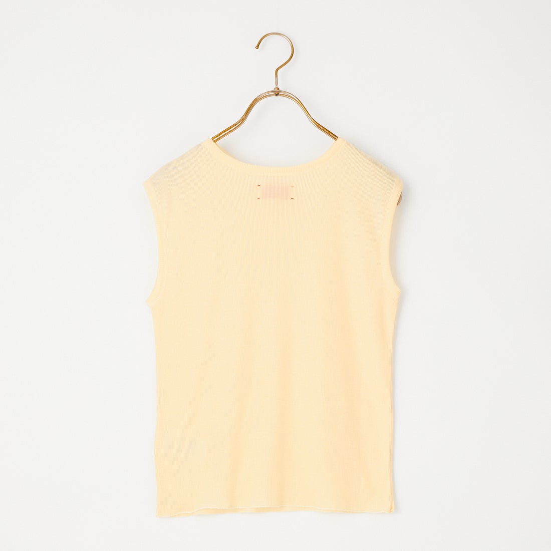 MEYAME [メヤメ] ソフトリブスリーブレスTシャツ [MEY-2400] CREAM