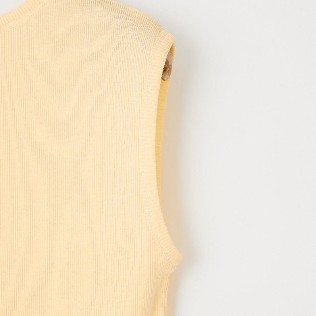 MEYAME [メヤメ] ソフトリブスリーブレスTシャツ [MEY-2400] CREAM
