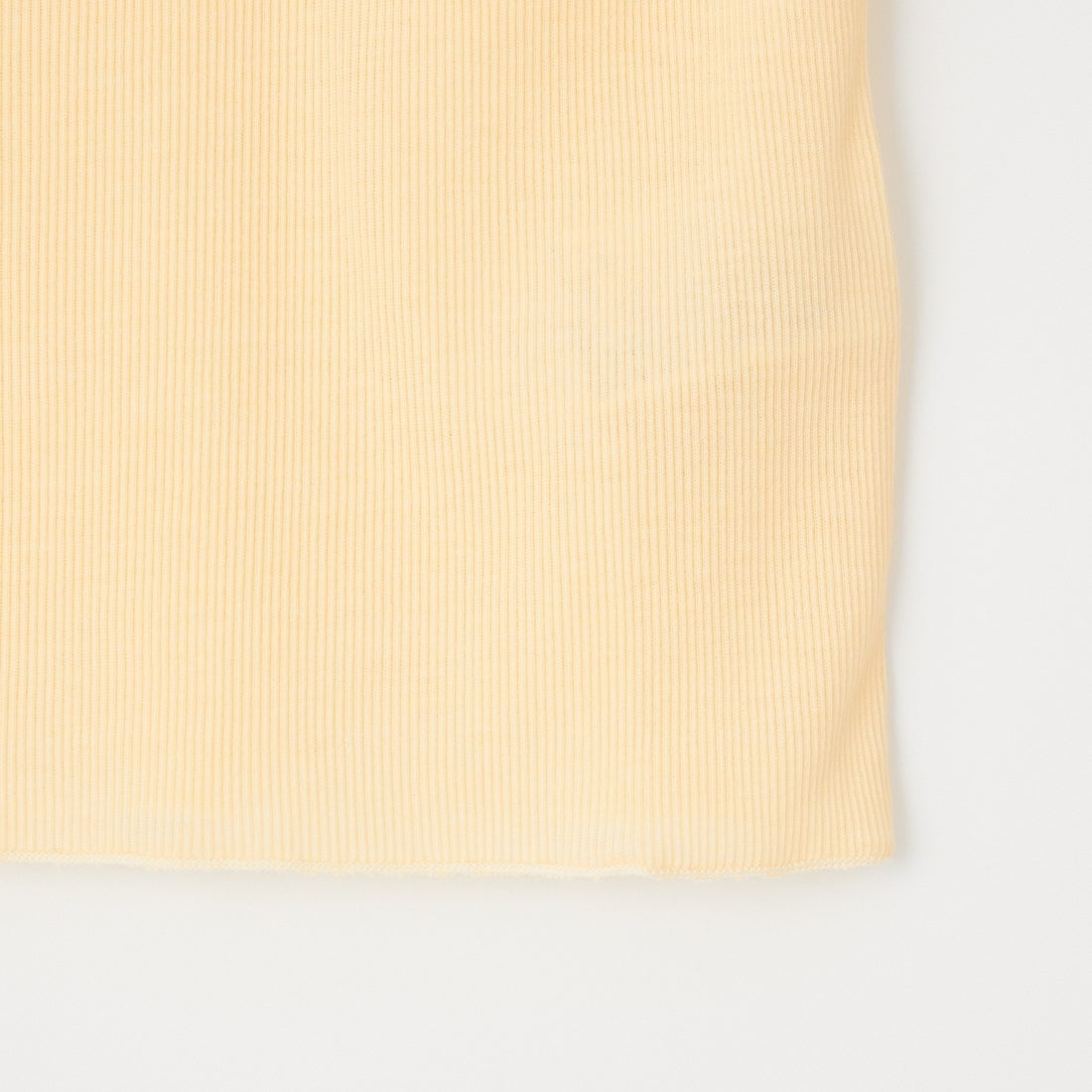 MEYAME [メヤメ] ソフトリブスリーブレスTシャツ [MEY-2400] CREAM