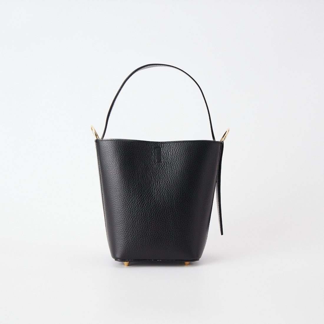 AULENTTI [オウレンティ] 別注 2WAY レザーバケットバッグ [FB-GIADEAL-SC-JF] BLACK