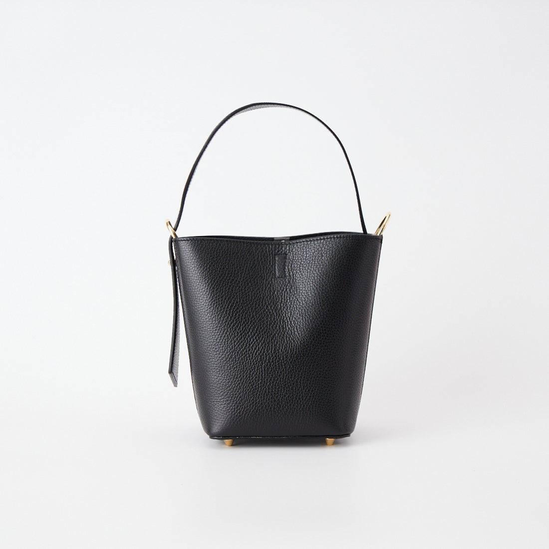 AULENTTI [オウレンティ] 別注 2WAY レザーバケットバッグ [FB-GIADEAL-SC-JF] BLACK