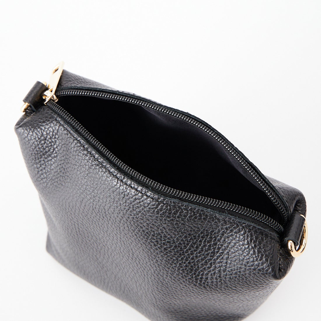 AULENTTI [オウレンティ] 別注 2WAY レザーバケットバッグ [FB-GIADEAL-SC-JF] BLACK