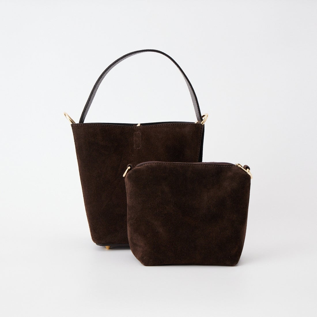 AULENTTI [オウレンティ] 別注 2WAY レザーバケットバッグ [FB-GIADEAL-SC-JF] BROWN