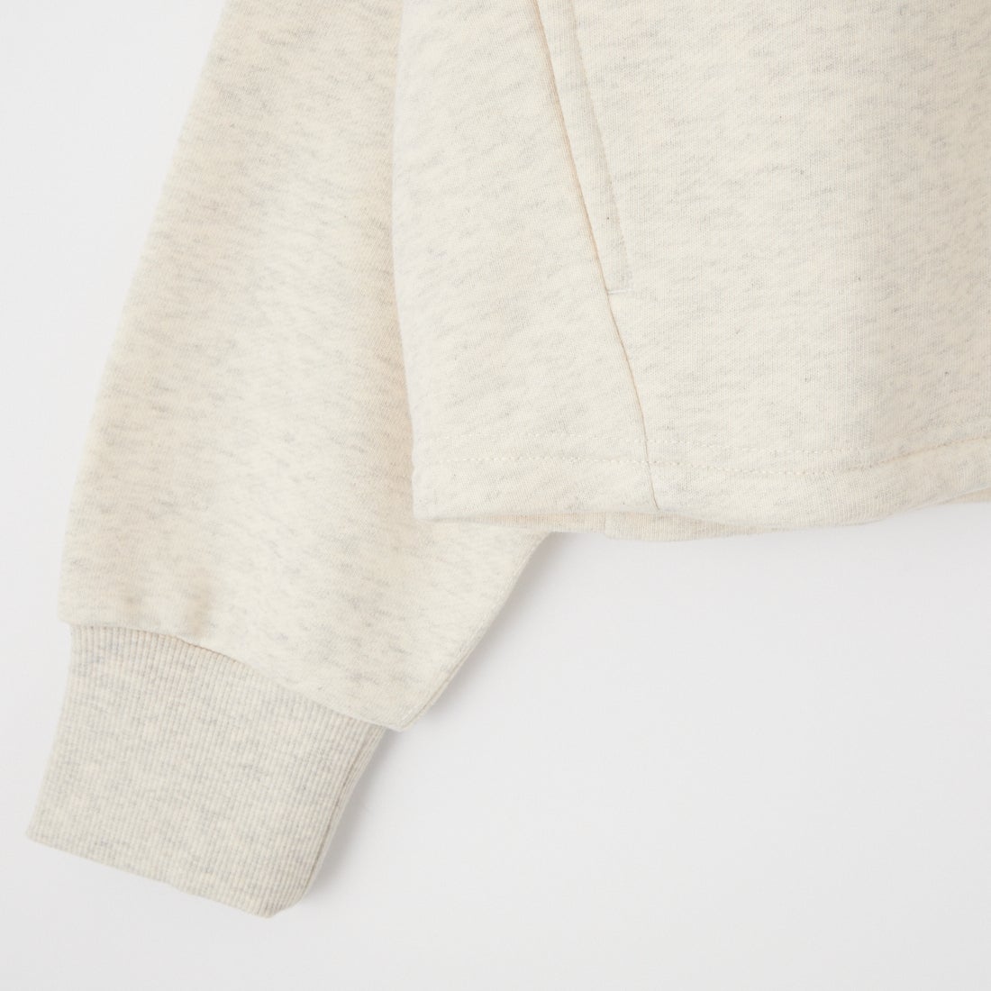 UNIVERSAL OVERALL [ユニバーサルオーバーオール] 別注 ワンポイントロゴ刺繍 スウェットカーディガン [U2632270IN-JF] OATMEAL