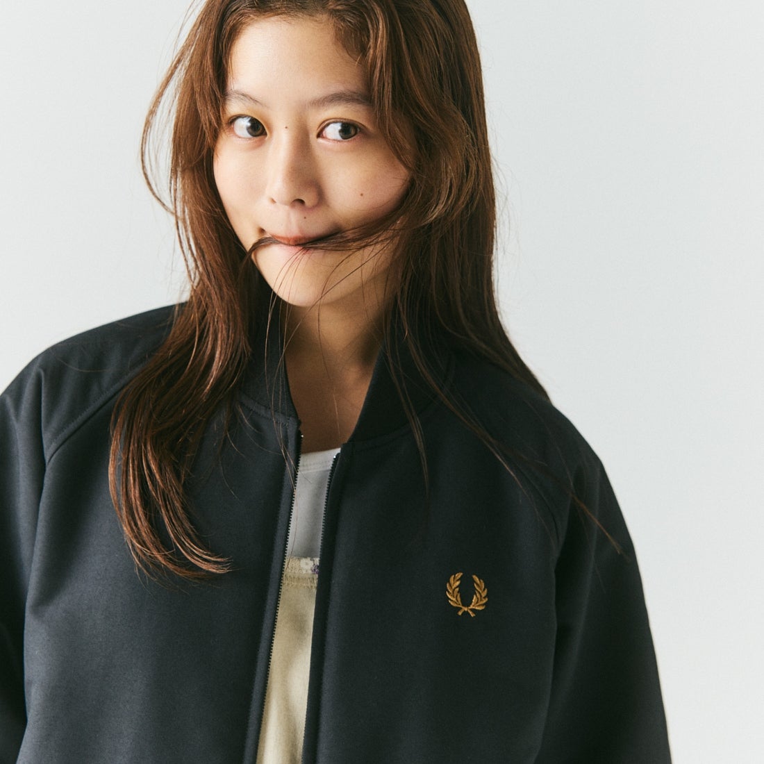 FRED PERRY [フレッドペリー] 別注 テニスボンバージャケット [FPM-26A-001JF] BLACK/DARK