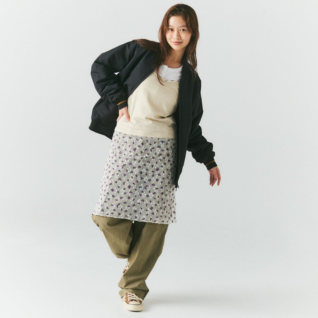 FRED PERRY [フレッドペリー] 別注 テニスボンバージャケット [FPM-26A-001JF] BLACK/DARK