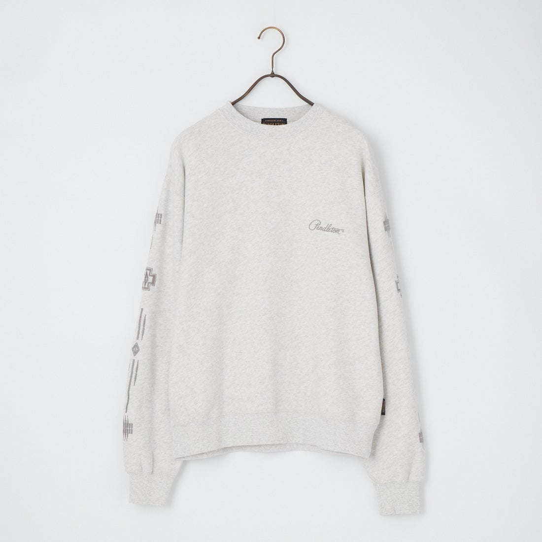 PENDLETON [ペンドルトン] 別注 ハーディング柄 バックプリントクルーネックスウェット [6475-5226-JF] BIRCH
