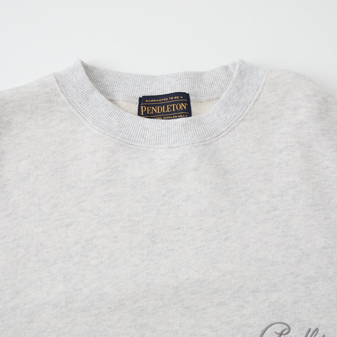 PENDLETON [ペンドルトン] 別注 ハーディング柄 バックプリントクルーネックスウェット [6475-5226-JF] BIRCH