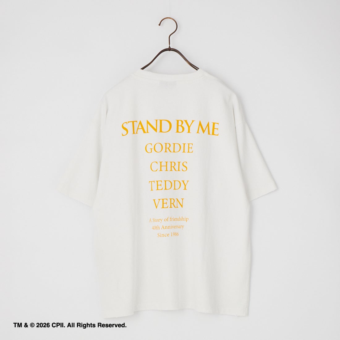 Jeans Factory Clothes [ジーンズファクトリークローズ] STAND BY ME / 40TH ANNIVERSARY Tシャツ [JFC-262-036] WHITE