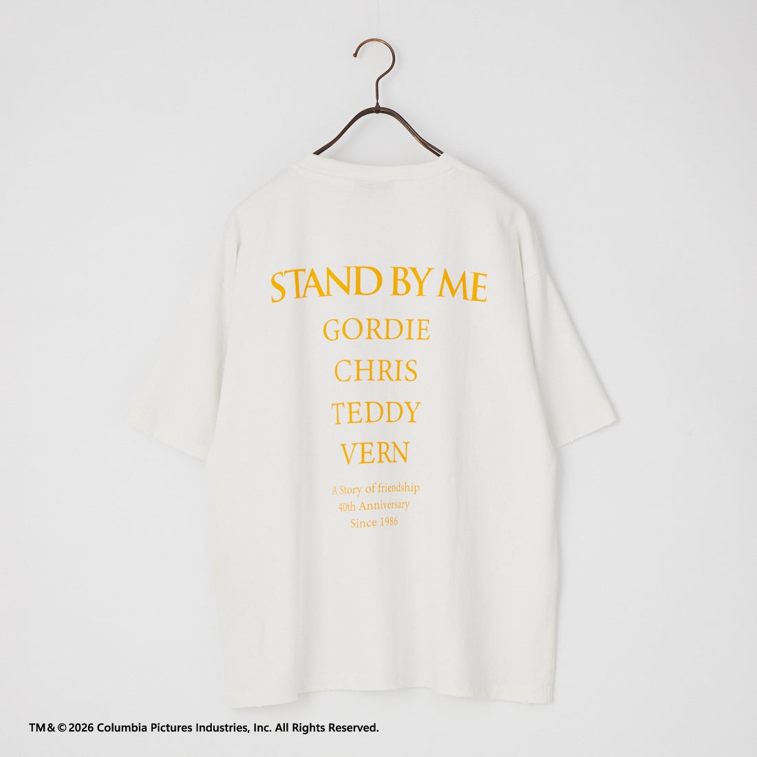 Jeans Factory Clothes [ジーンズファクトリークローズ] STAND BY ME / 40TH ANNIVERSARY Tシャツ [JFC-262-036] WHITE