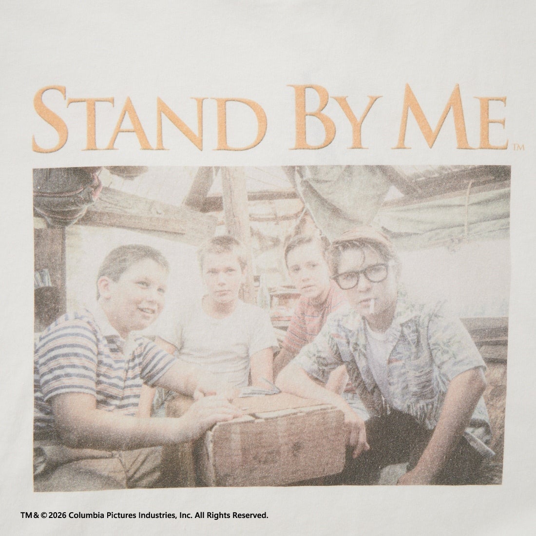 Jeans Factory Clothes [ジーンズファクトリークローズ] STAND BY ME / 40TH ANNIVERSARY Tシャツ [JFC-262-036] WHITE