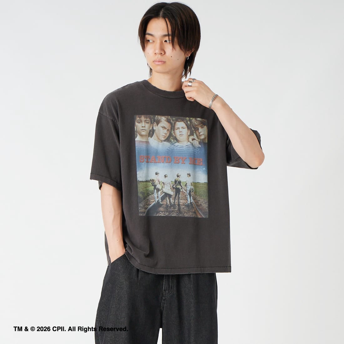 BLACK&&モデル身長：177cm 着用サイズ：L&&