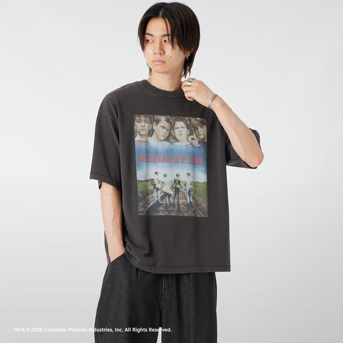 BLACK&&モデル身長：177cm 着用サイズ：L&&
