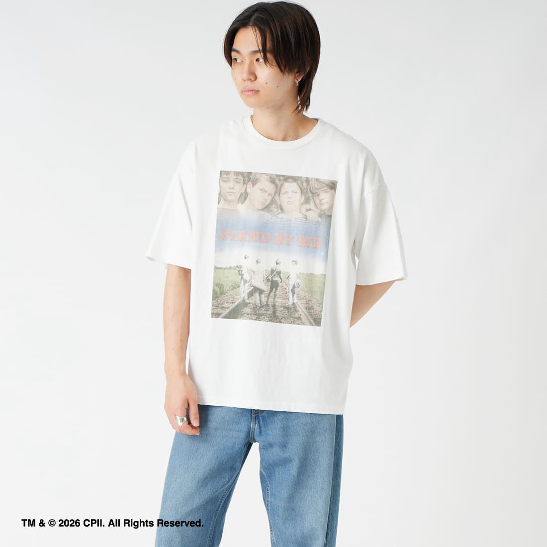 WHITE&&モデル身長：177cm 着用サイズ：L&&