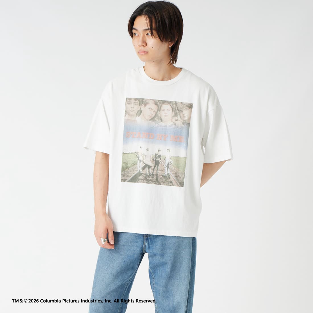 WHITE&&モデル身長：177cm 着用サイズ：L&&