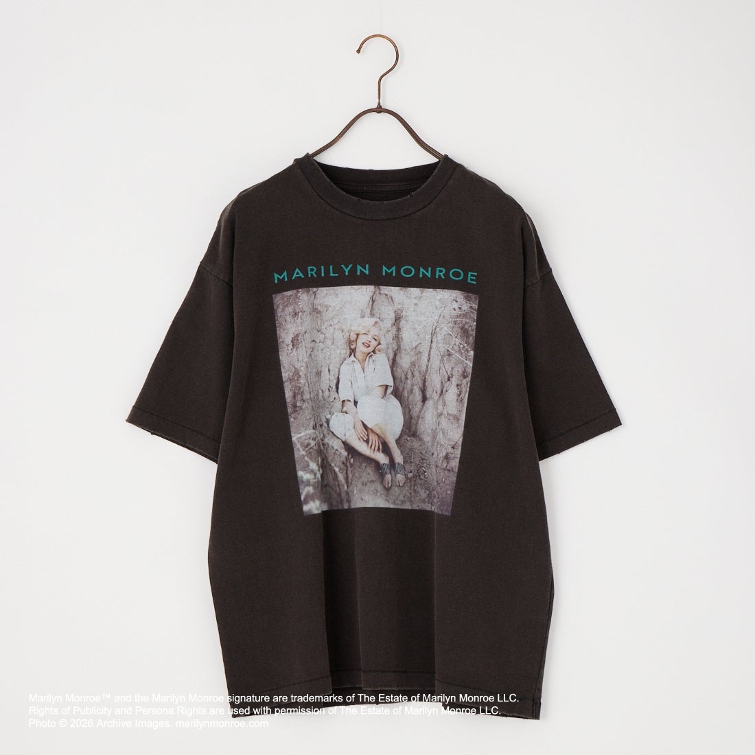 Jeans Factory Clothes [ジーンズファクトリークローズ] MARILYN MONROE / 100TH ANNIVERSARY Tシャツ [JFC-262-039] BLACK