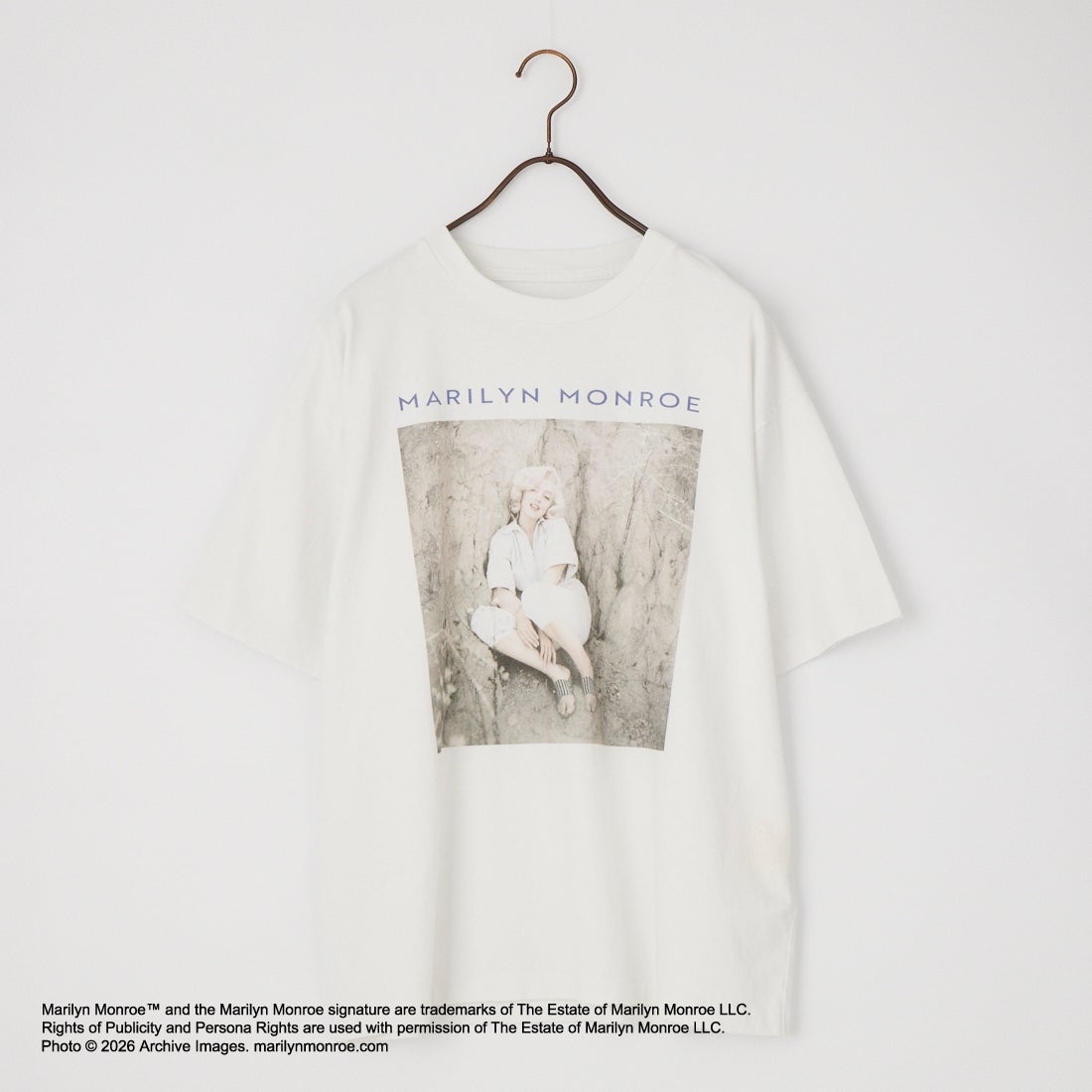Jeans Factory Clothes [ジーンズファクトリークローズ] MARILYN MONROE / 100TH ANNIVERSARY Tシャツ [JFC-262-039] WHITE